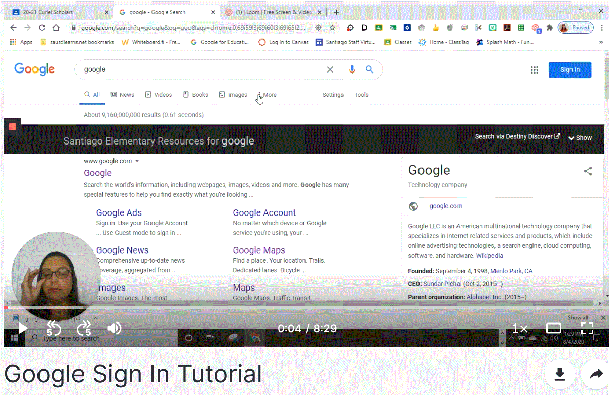 Curiel Google Classroom 